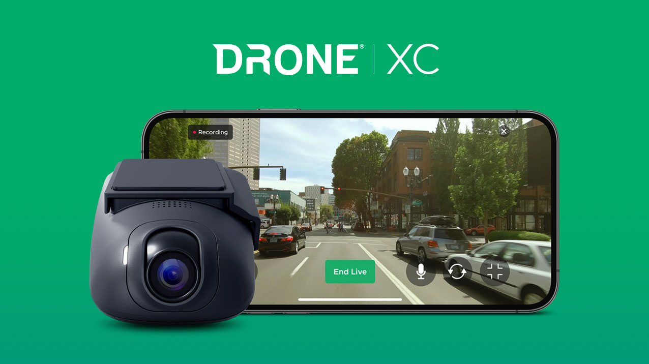 Drone XC  2K QHD Dash Cam with Live Stream LTE + Wi-Fi + GPS